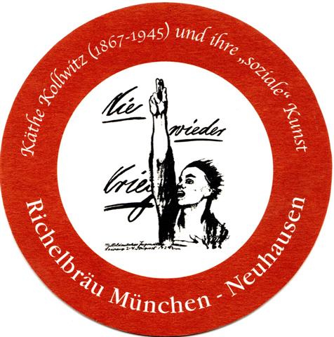 münchen m-by richel krieg 21a (rund200-käthe kollwitz-schwarzrot)